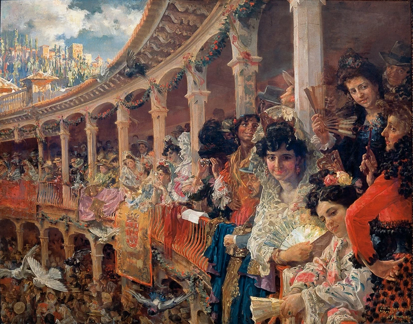 José Garnelo y Alda - Pomeriggio di tori